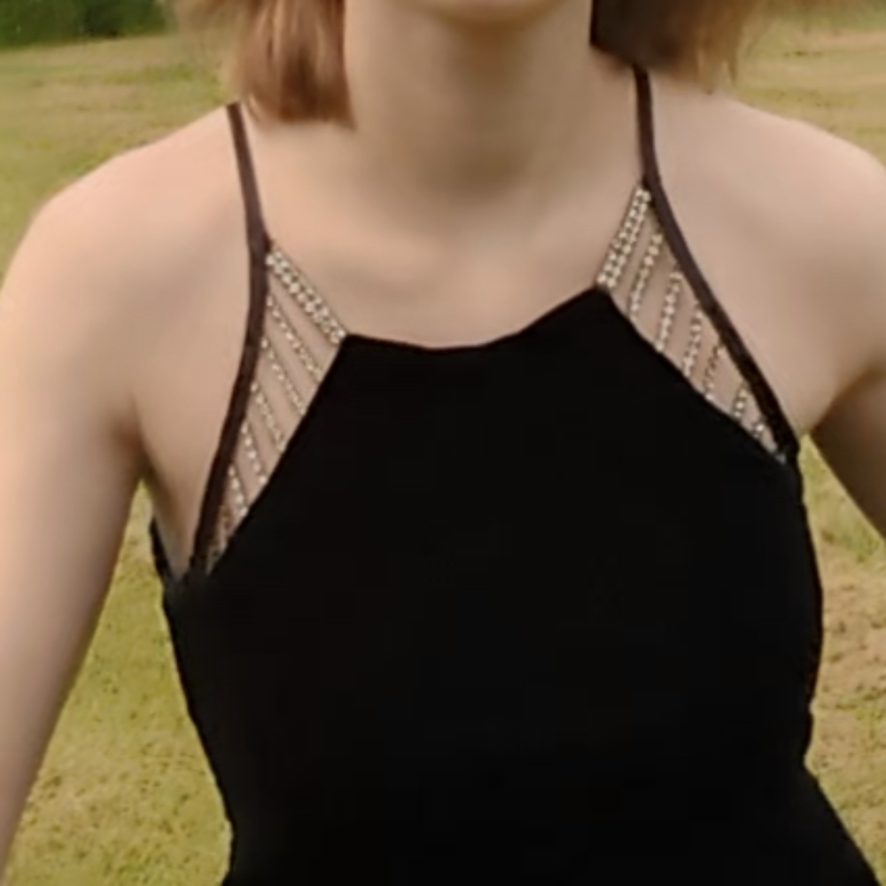 Black beautiful dress, size small, brand unknown